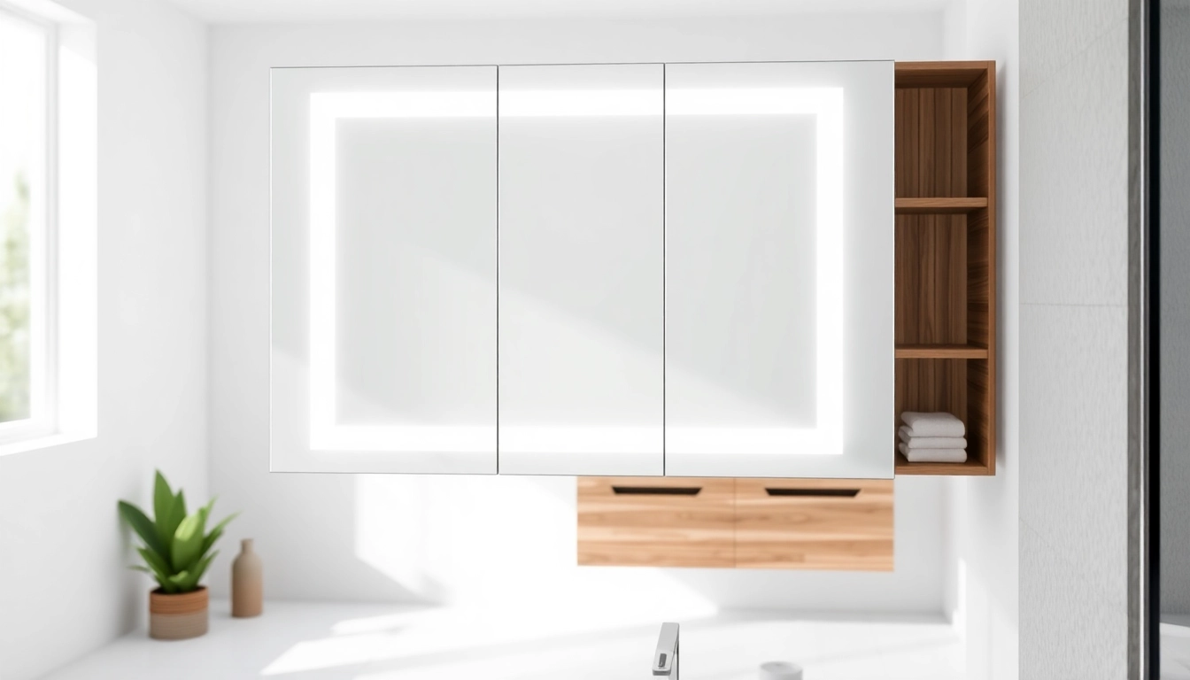Spiegelschrank mit LED Beleuchtung: Elegante Lösungen für Ihr Badezimmer