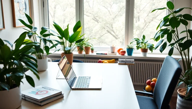 Engaging workspace showcasing https://healthyvix.com health and wellness resources.