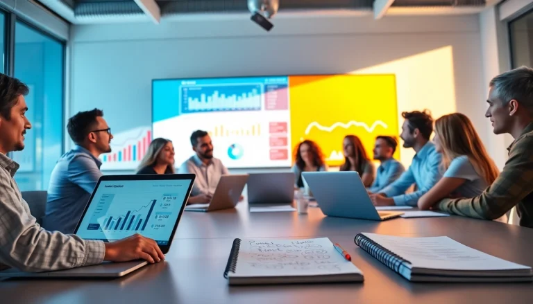 Analyze digital content strategies on https://wpedition.com with diverse team in modern office.