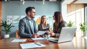 Bewertung von Immobilien auf https://frankfurt-immobilie-bewerten.de im professionellen Bürosetting mit Experten.