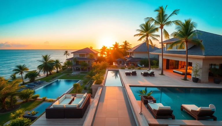 Stunning Pattaya properties with luxurious villas offering beachfront views and tropical gardens.