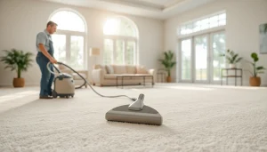 Experience reliable carpet cleaning Dubai with a professional service in a bright, well-lit living room.