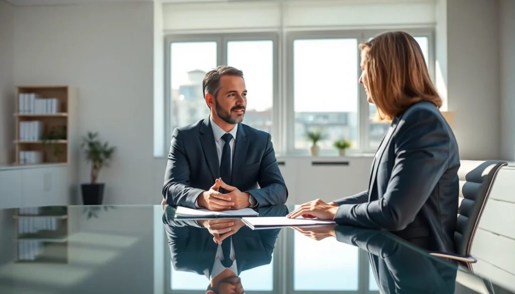 Consulting session at https://www.tnlmiami.com showcasing a family law attorney with a client.