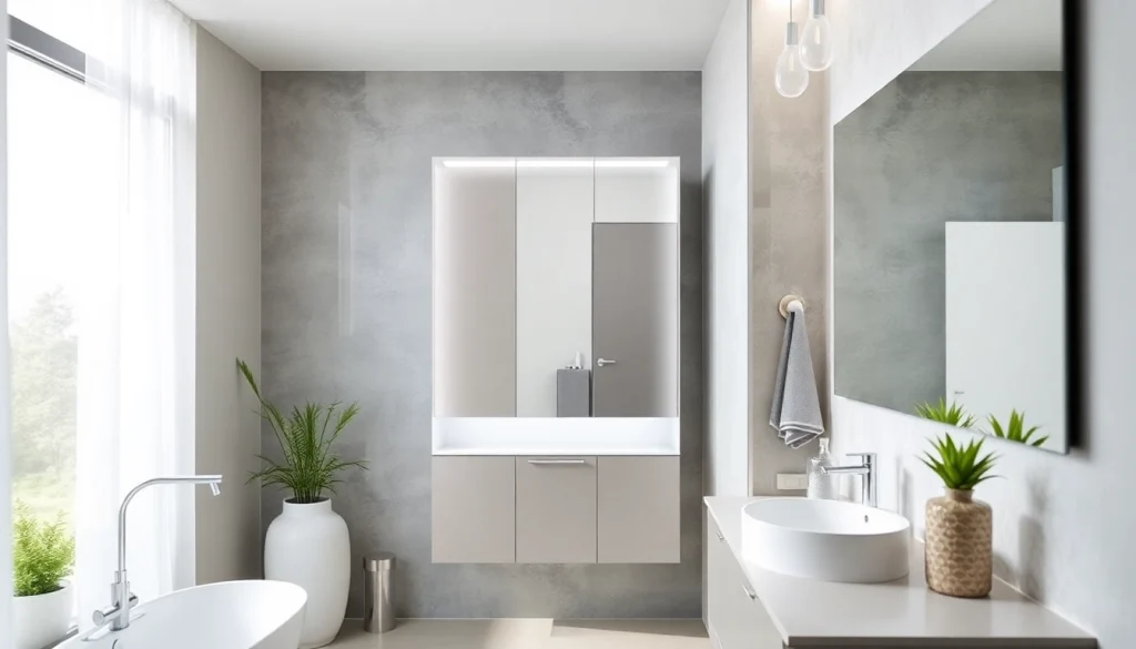 Verwandele dein Badezimmer mit dem sonni Spiegelschrank, der modernes Design und Funktionalität vereint.