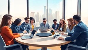 Engage with relevant business insights at https://antrepost.com during a vibrant meeting.