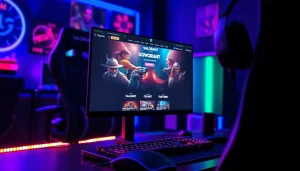 Access the valorant download page showcasing the immersive gaming experience and setup.