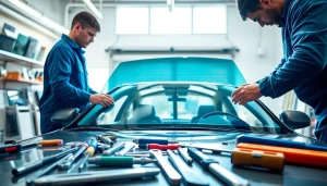 Replace your windshield efficiently with cheap windshield replacement Denver service in a professional garage.