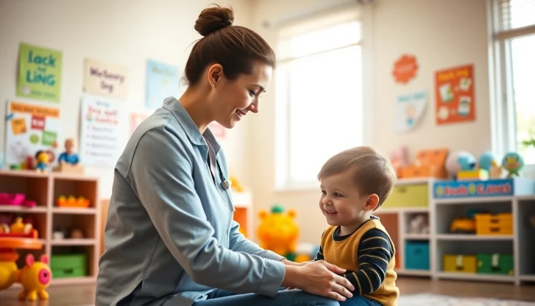 Engaging ABA therapy session at https://www.kiddsaba.com, showcasing a therapist and child in a supportive environment.
