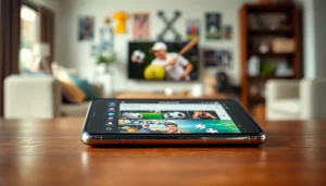 Explore the best sports betting apps in India with vibrant smartphone interface and engaging atmosphere.