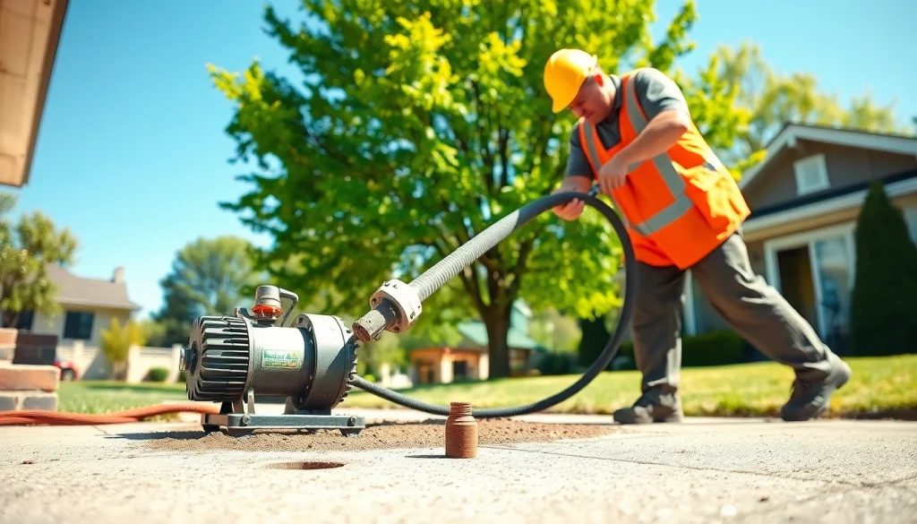 Professional mudjacking service in Roseburg demonstrating effective concrete stabilization.