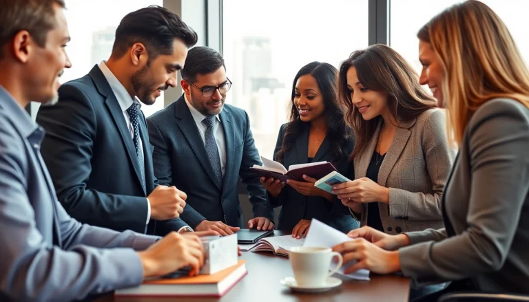 Attorneys at https://www.steinhardtlawfirm.com engaging in a collaborative discussion in an office setting.