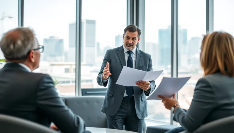 Engaging personal injury consultation at https://www.pwdlawfirm.com, highlighting professionalism and client focus.