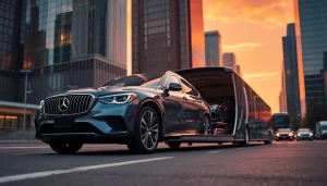 Transport luxury vehicles with protection at https://luxuryautocarriers.com in an elegant setting.