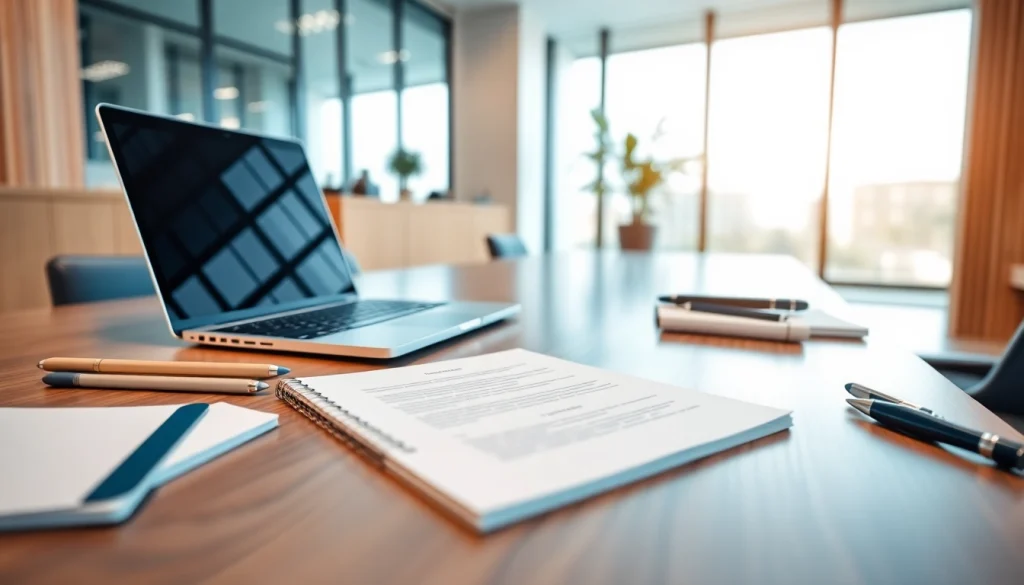 Creating a Customized Proposal Writing document on a modern desk with stylish stationery.