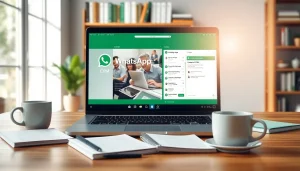 Optimize communication with WhatsApp Business CRM on an engaging workspace setup.