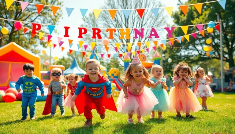 Experience joy at https://www.tcspecialentertainment4u.com with lively kids enjoying a colorful birthday party.