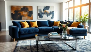 Stylish corner sofa from https://corner-sofas.co.uk in a modern living room setting with bright natural light.