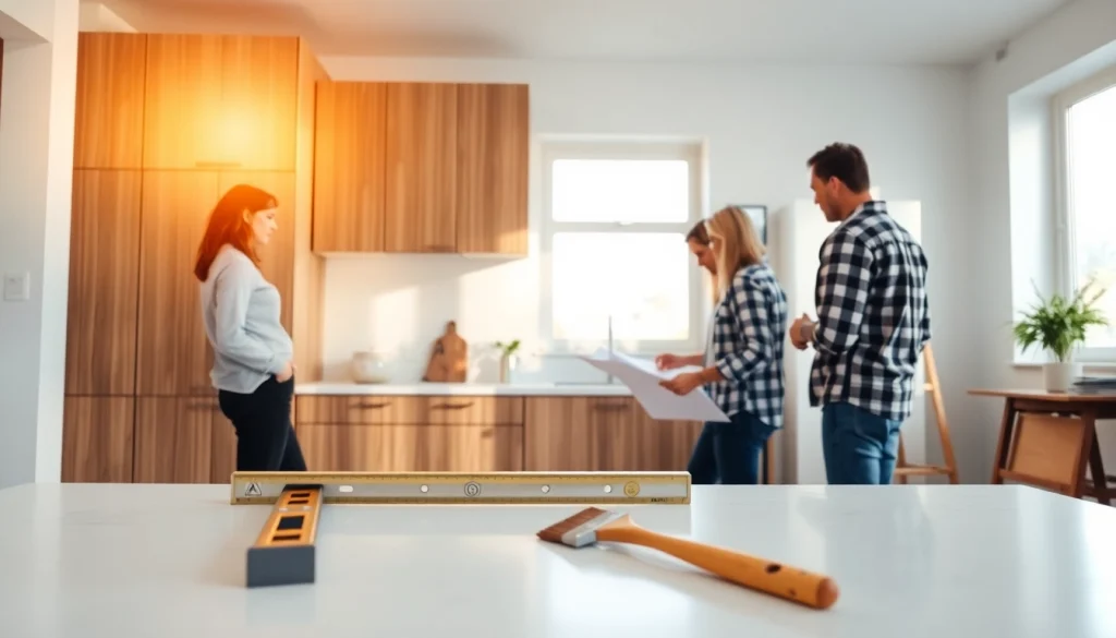 Transform your home renovation with expert design and professional craftsmanship in a bright kitchen.