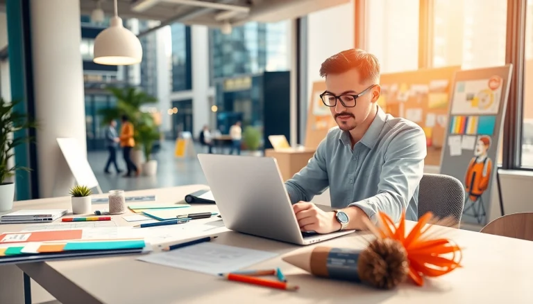 Création de contenus sur bourgogne-com.fr dans un bureau moderne et créatif.
