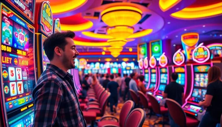 เล่นสล็อตออนไลน์ที่แตกต่างพร้อมสีสันสดใสในบรรยากาศที่น่าตื่นเต้น