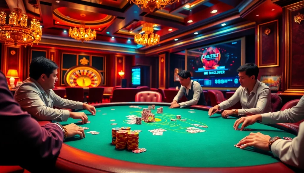 Intense poker gameplay showcasing hidden wiki official insights into gambling strategy.