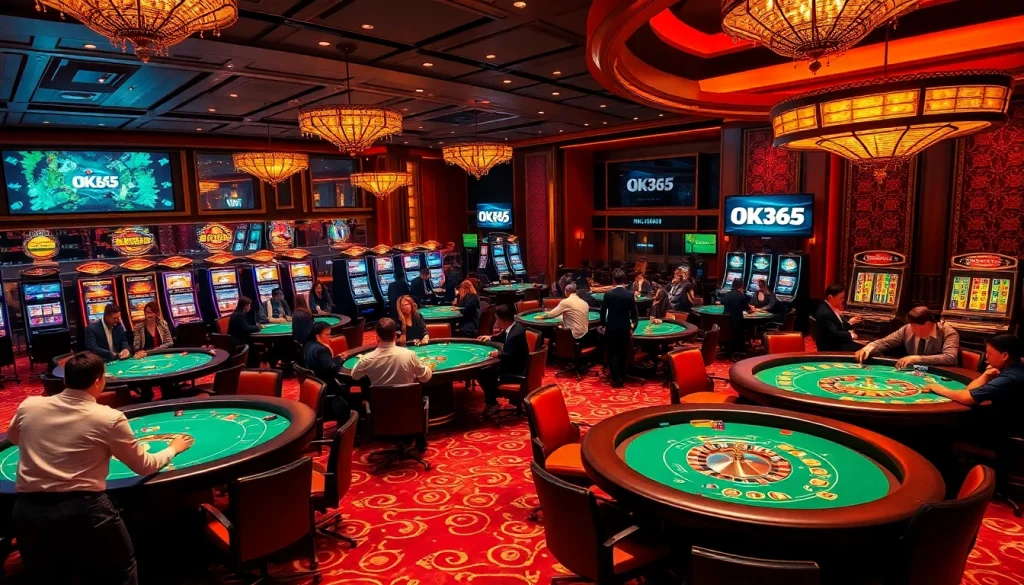 Get into the action at OK365 with exciting casino games and luxurious tables.