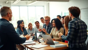 How to effectively collaborate in a team environment with creative exchanges and teamwork.