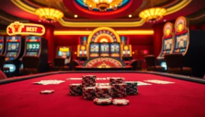 Enjoy thrilling gameplay with trang chủ thabet, featuring vibrant casino tables and poker scenarios.