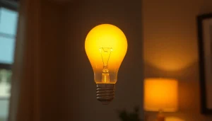 Discover what is an a19 bulb, showcasing its distinct design and warm glow in a cozy setting.